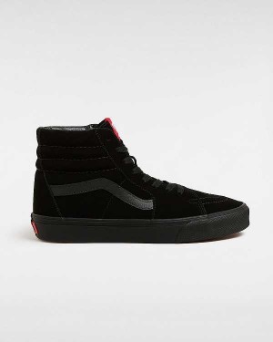 Men Vans Suede Sk8-Hi Sneakers Black Malaysia | VN8490571