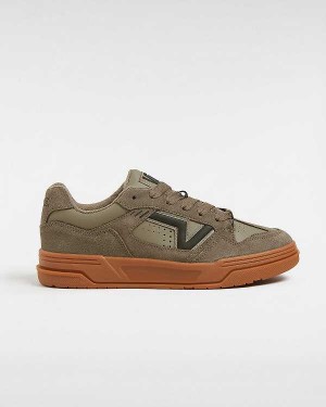 Men Vans Upland Suede Sneakers Brown Malaysia | VN2145973