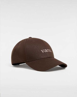 Unisex Vans 66 Structured Jockey Hats Brown Malaysia | VN9638702