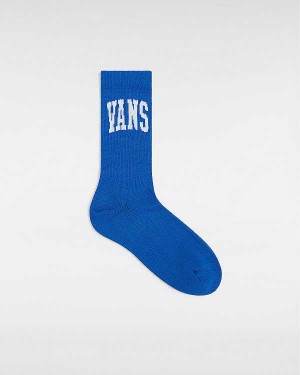 Unisex Vans Arched Crew (1 Pair) Socks Blue Malaysia | VN3605984