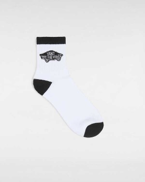 Unisex Vans Art Half Crew (1 Pair) Socks White Malaysia | VN2631749