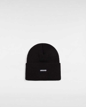 Unisex Vans Bagley Tall Cuff Beanie Black Malaysia | VN4603791