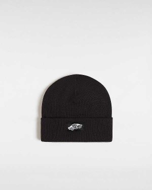 Unisex Vans Classic Tall Cuff Beanie Black Malaysia | VN8209514