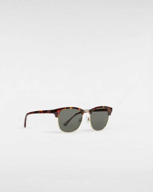 Unisex Vans Dunville Sunglasses Brown Malaysia | VN2405693