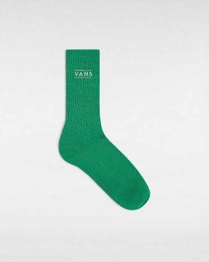 Unisex Vans Half Box Crew (1 Pair) Socks Green Malaysia | VN5430182