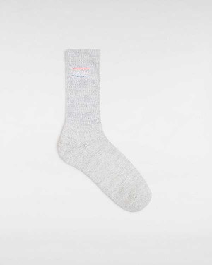 Unisex Vans Half Box Crew (1 Pair) Socks Grey Malaysia | VN4821905