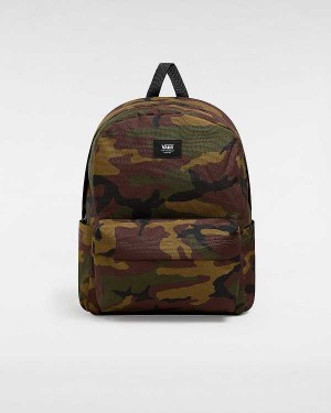 Unisex Vans Old Skool Backpacks Green / Brown Malaysia | VN3149250