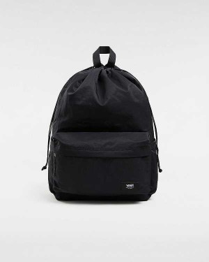 Unisex Vans Old Skool Cinch Backpacks Black Malaysia | VN7042893