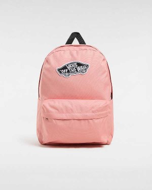 Unisex Vans Old Skool Classic Backpacks Pink Malaysia | VN4392715