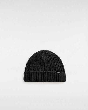 Unisex Vans Shallow Cuff Beanie Black Malaysia | VN6274913