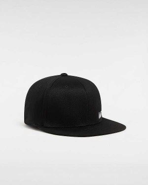 Unisex Vans Splitz Flexfit Hats Black Malaysia | VN9421867