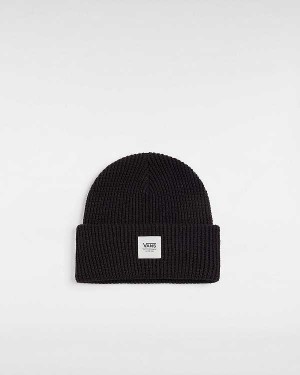 Unisex Vans Waffle Cuff Beanie Black Malaysia | VN0673529