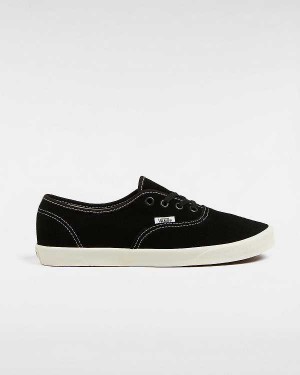 Women Vans Authentic Lowpro Suede Sneakers Black Malaysia | VN6950817