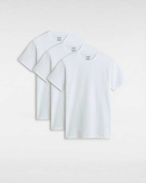 Women Vans Basic T Shirts White Malaysia | VN0451263