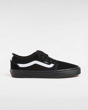 Women Vans Chukka Low Sidestripe Skate Shoes Black Malaysia | VN2158934