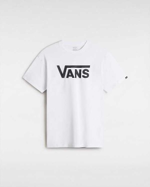 Women Vans Classic T Shirts White Malaysia | VN1084927