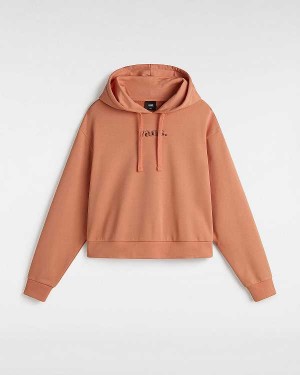 Women Vans Essential Relaxed Fit Hoodie Orange Malaysia | VN0913745