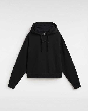 Women Vans Essential Relaxed Fit Hoodie Black Malaysia | VN6281094