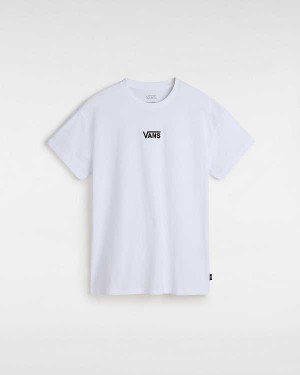 Women Vans Flying V Oversized T Shirts White Malaysia | VN3076519