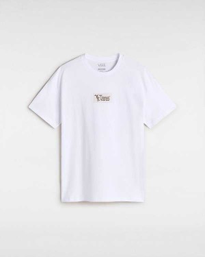 Women Vans Garden T Shirts White Malaysia | VN6289015