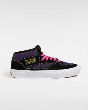 Women Vans Half Cab Skate Shoes Black Malaysia | VN3867915