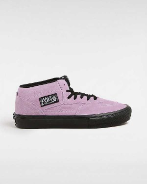 Women Vans Half Cab Skate Shoes Purple Malaysia | VN5162479