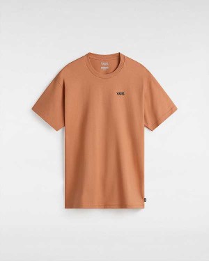 Women Vans Left Chest Logo T Shirts Orange Malaysia | VN1263987