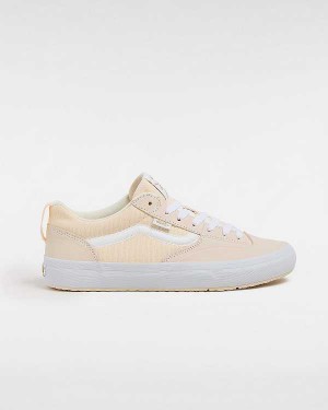 Women Vans Lizzie Low Skate Shoes Beige Malaysia | VN4832950