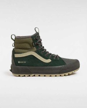 Women Vans MTE Sk8-Hi Gore-tex Shoes Green Malaysia | VN0954726