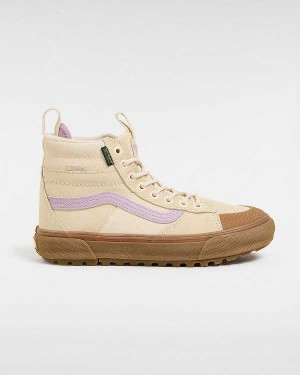 Women Vans MTE Sk8-Hi Waterproof Shoes Beige Malaysia | VN4759281