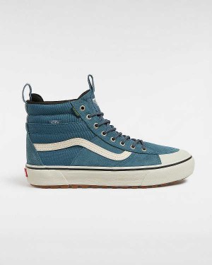 Women Vans MTE Sk8-Hi Waterproof Shoes Blue Malaysia | VN8536941