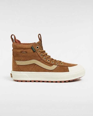 Women Vans MTE Sk8-Hi Waterproof Shoes Brown Malaysia | VN0856394