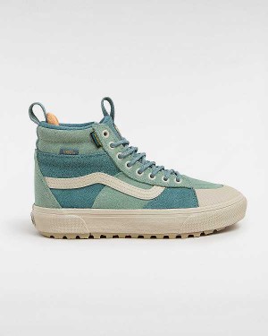 Women Vans MTE Sk8-Hi Waterproof Shoes Green Malaysia | VN8704136