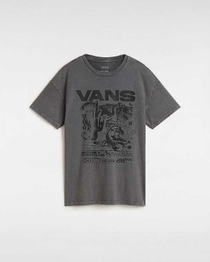 Women Vans Out There Oversized T Shirts Green Malaysia | VN4789561