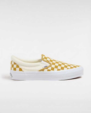 Women Vans Premium 98 Slip On Shoes Yellow Malaysia | VN7805231