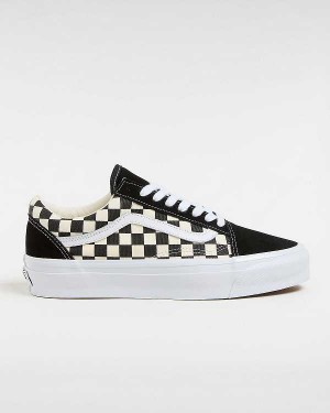 Women Vans Premium Old Skool 36 Skate Shoes Black / White Malaysia | VN8294751