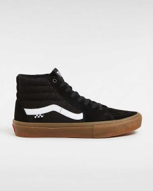 Women Vans Sk8-Hi Skate Shoes Black Malaysia | VN5617038