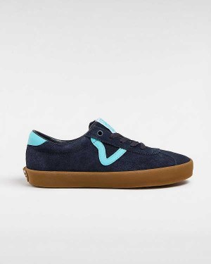 Women Vans Sport Low Sneakers Blue Malaysia | VN4031578