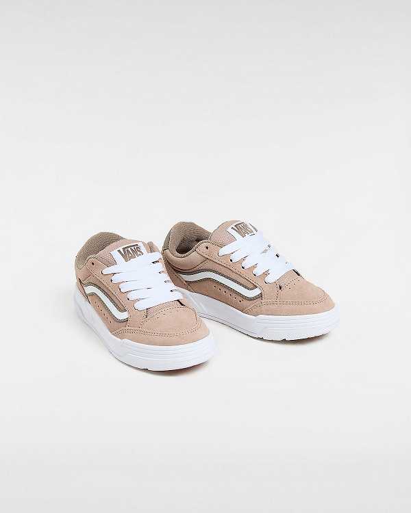 Kids' Vans Hylane SUEDE Warm Taupe (4-8 years) Sneakers Brown Malaysia | VN5479201