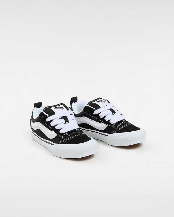 Kids' Vans Knu Skool (4-8 Years) Sneakers Black Malaysia | VN0872354