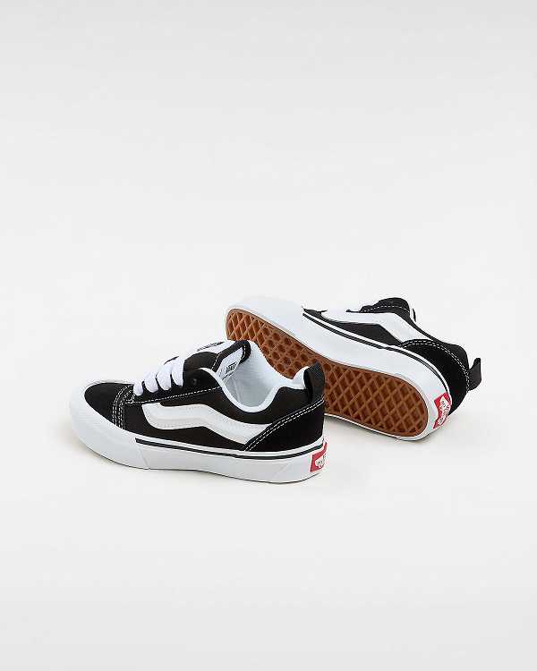 Kids' Vans Knu Skool (4-8 Years) Sneakers Black Malaysia | VN0872354