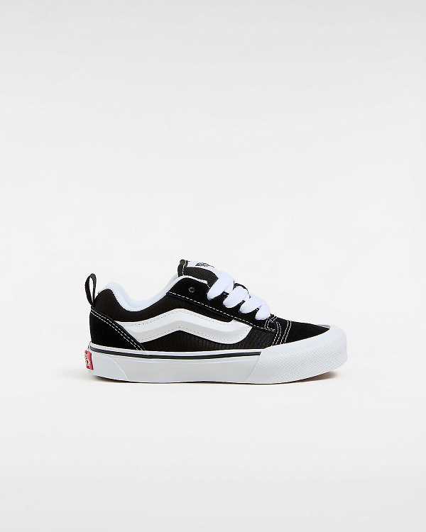 Kids\' Vans Knu Skool (4-8 Years) Sneakers Black Malaysia | VN0872354