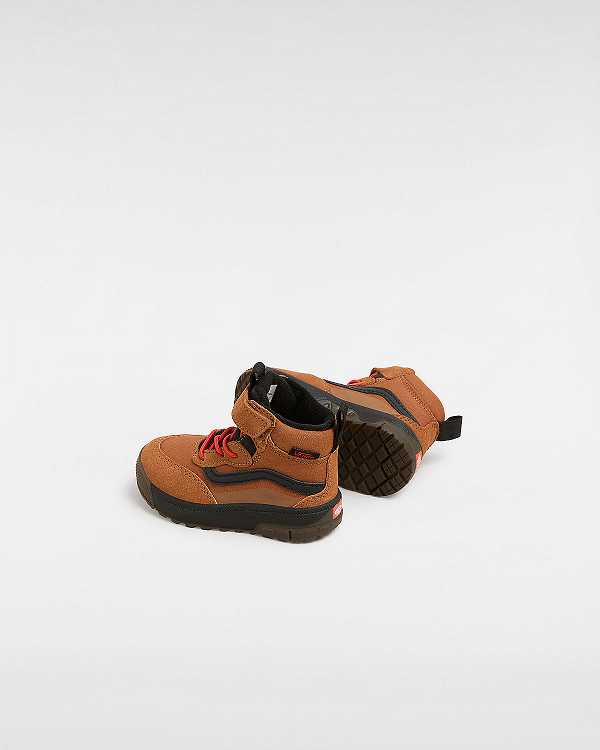 Kids' Vans MTE Mini Crest (1-4 Years) Hiking Boots Orange Malaysia | VN6123079