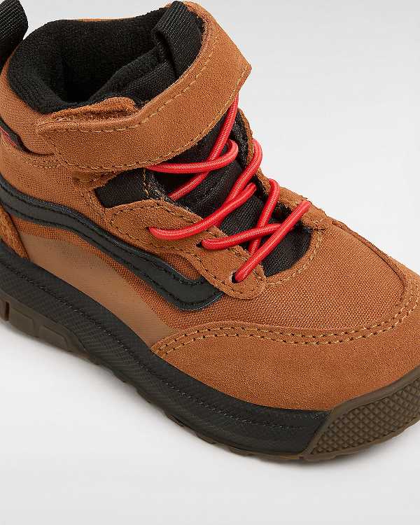 Kids' Vans MTE Mini Crest (1-4 Years) Hiking Boots Orange Malaysia | VN6123079