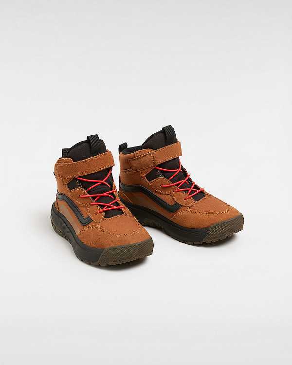 Kids' Vans MTE Mini Crest (4-8 Years) Hiking Boots Orange Malaysia | VN9123546