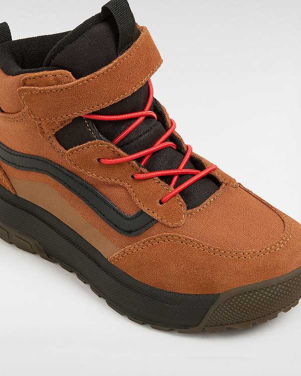 Kids' Vans MTE Mini Crest (4-8 Years) Hiking Boots Orange Malaysia | VN9123546