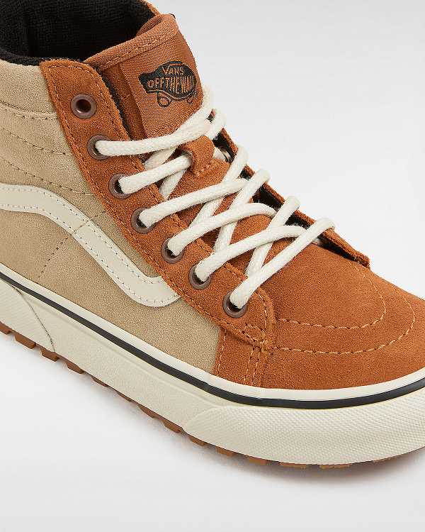 Kids' Vans MTE Sk8-Hi (4-8 Years) Sneakers Brown / Orange Malaysia | VN0327481