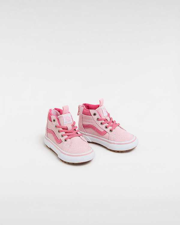 Kids' Vans MTE Sk8-Hi Zip (1-4 Years) Sneakers Pink Malaysia | VN3764521