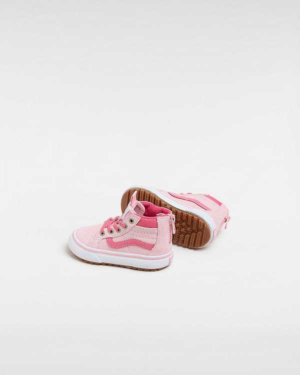 Kids' Vans MTE Sk8-Hi Zip (1-4 Years) Sneakers Pink Malaysia | VN3764521