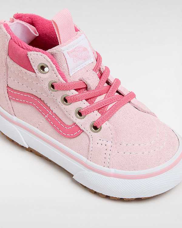 Kids' Vans MTE Sk8-Hi Zip (1-4 Years) Sneakers Pink Malaysia | VN3764521